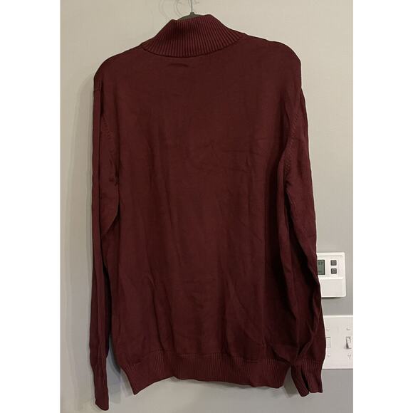 Lacoste Sweater Cotton‎ Hidden Buttons Long Sleeve Pullover Mens Size 6 - Picture 2 of 7